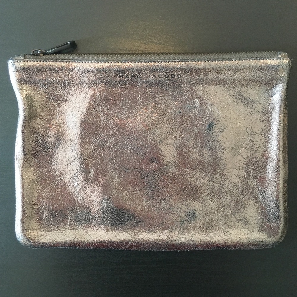 Marc Jacobs Bronze Leather Pouch